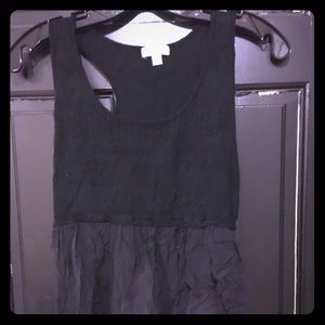 Black Sleeveless Shirt